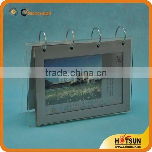 acrylic tabletop calendar permanent calendar stand