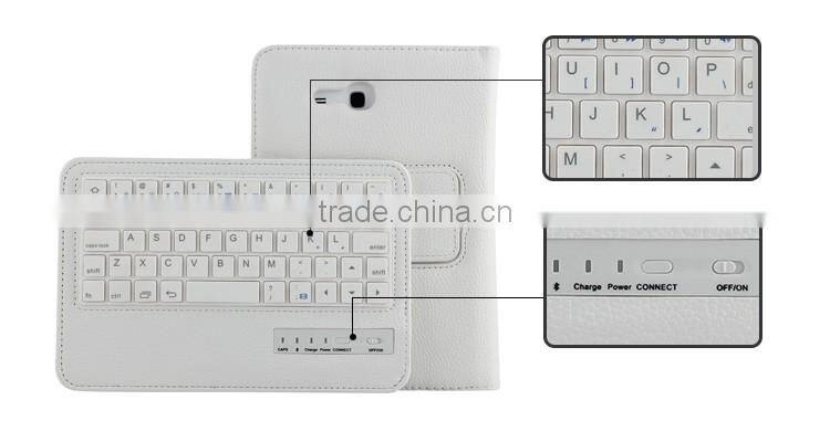 Tablet pc detachable bluetooth wireless keyboard case for samsung Tab 3