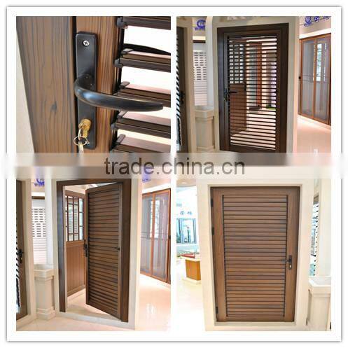 Rational construction aluminum louver door design at reasonable price