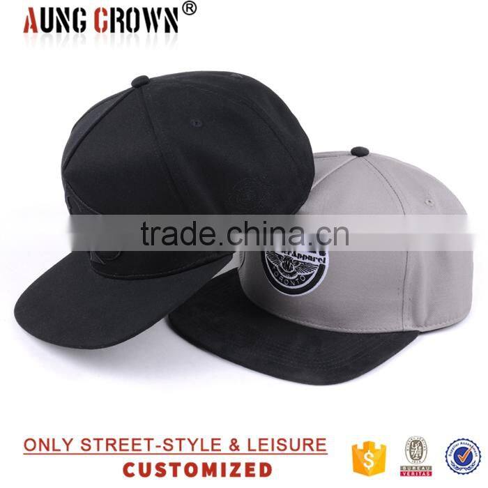 2016 Custom 5 panel cotton snapback hat cap