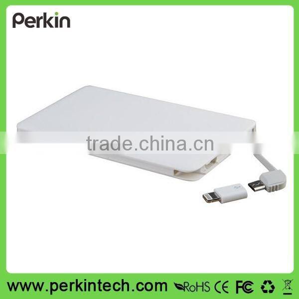 PP502 Factory price high quality oem leather credit card 5000mah power bank