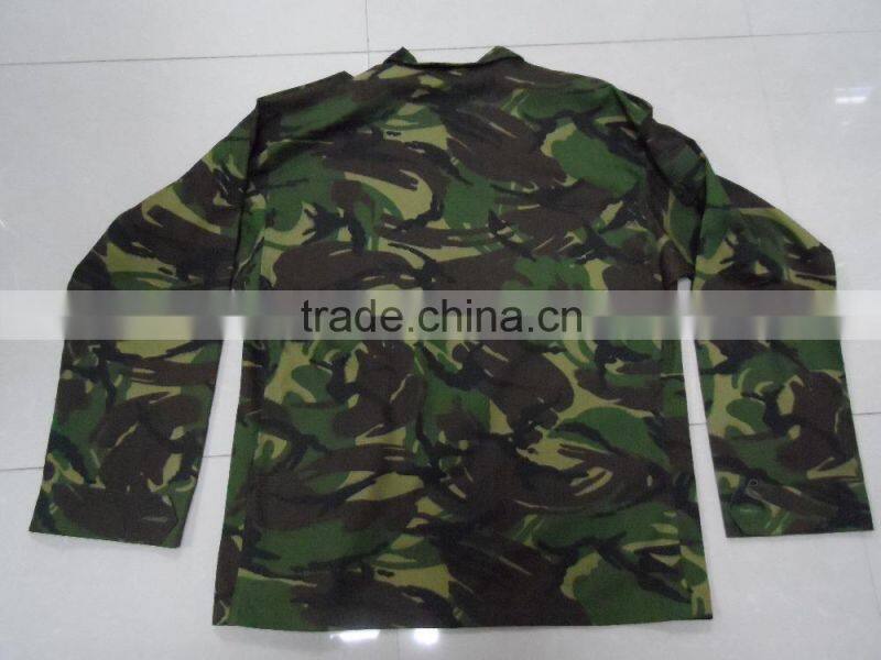 OEM cotton polyester ripstop greece army jungle camouflage battle dress uniform clothing