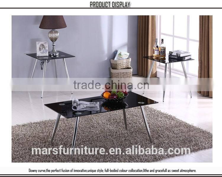 Cheap tempered glass hotel coffee table