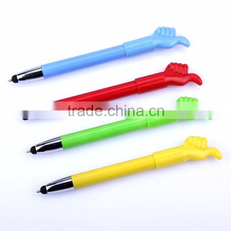 Thumb Shaped Retractable Ball Pen cheap ballpoint pen