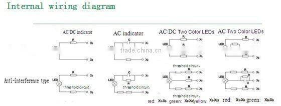 24v indicator light led KD16-22S4