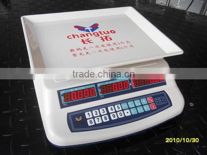 high quality directly sell price computing electronic scale / electronic weighing apparatus 30kg