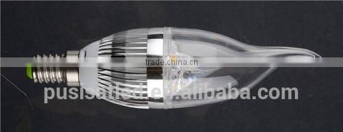 2014 hot sale 240LM 3W LED candle light E14 from china manufacture