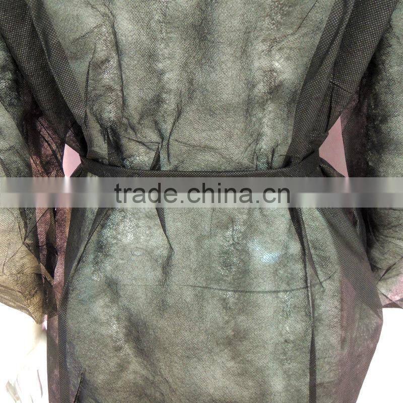 Cheap Disposable nonwoven bathrobe spa/ beauty bathrobe