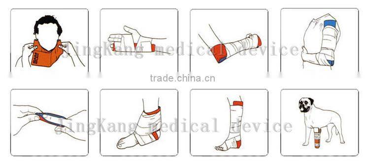 Malleable aluminum paded medical roll splint Arm splint orthopedic Fracture splint