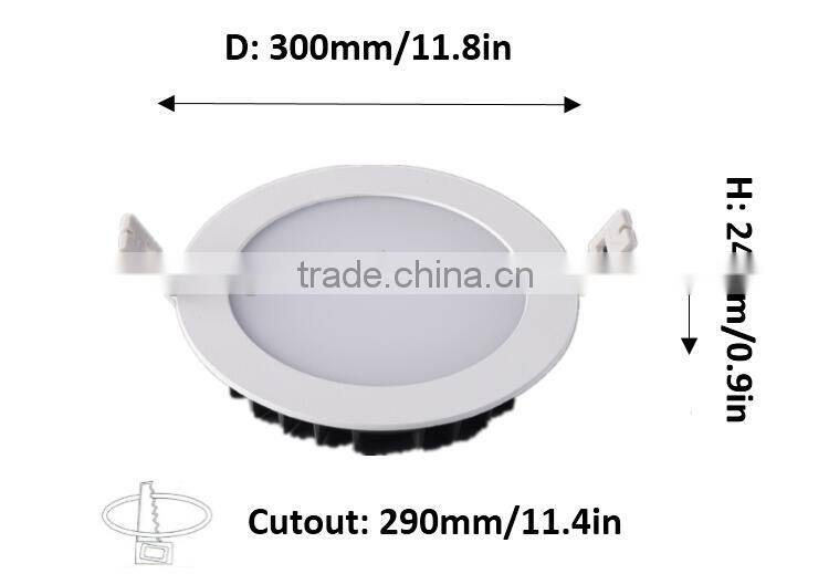 High quality 300x300mm led panel downlight / Ultra-thin 24mm surface mounted led ceiling light