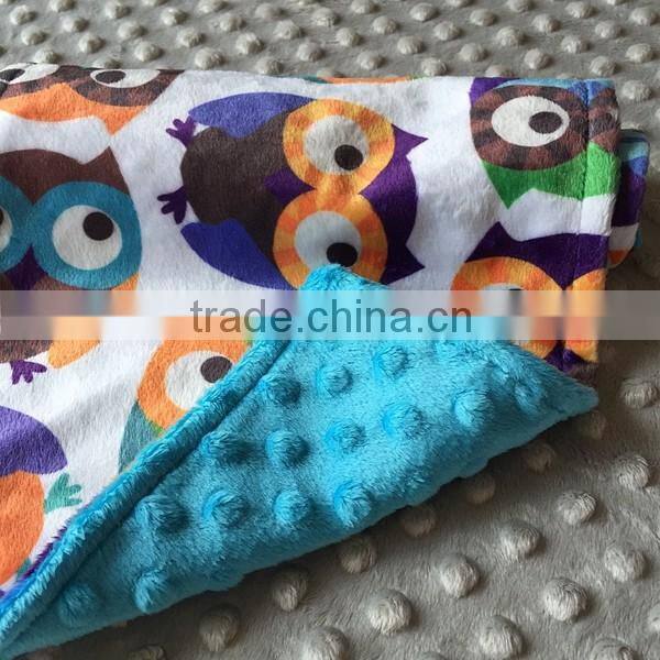 20 cute cartoon designs availble of two layers minky baby wipe cloth BC16032102S
