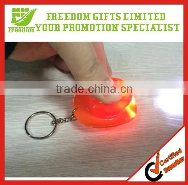 Promotional Gifts Cheap Led Keychain Light With Keyring