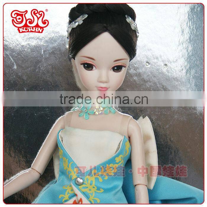 11'' pvc fashion bride doll wedding gift