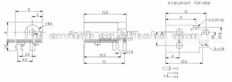 DC-013A dc input jack