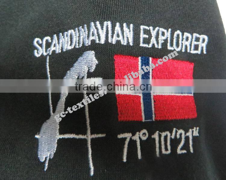 Customized Printed Fleece Hoodies/ Sweatshirts/ Hooded Sweater with emb on left arm