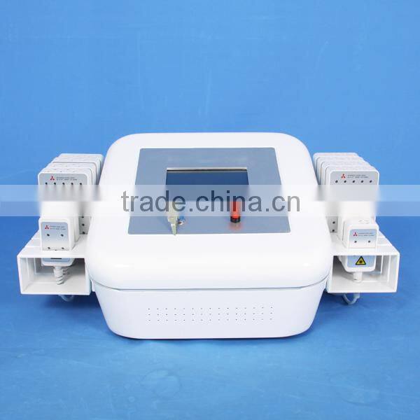 2015 High Quality 650nm 980nm lipolaser for body weight loss machine