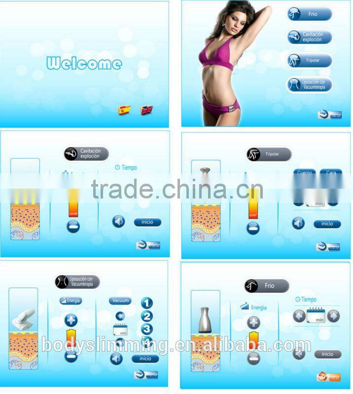 2015 New Velasahpe / Radio Frequency 5 Mhz / Cavi Slimming Equipment