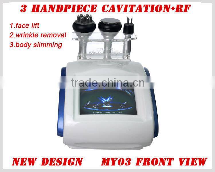 New design 3in1 5mhz rf cheap ultrasound cavitation radio frequency