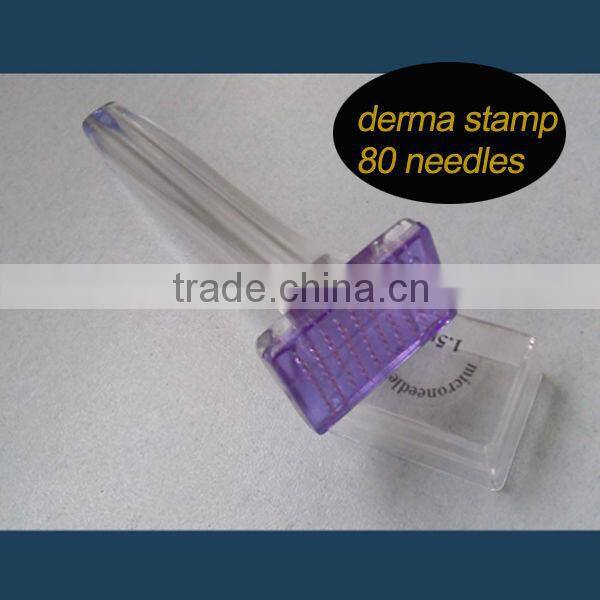80 needles derma stamp titanium skin roller company,others 12/35/40 needles