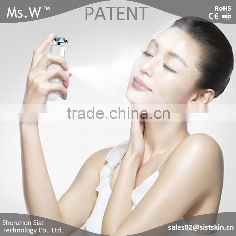handheld re-chargeable sliding nano facial steamer/rechargeable facial mist sprayer/nano facial sprayer