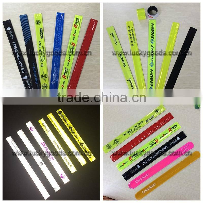 promotional reflective watch slap bracelet for sale