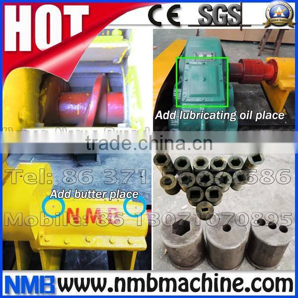 Strongth quality straw wood screw charcoal sawdust biomass extruder coal briquetting machine