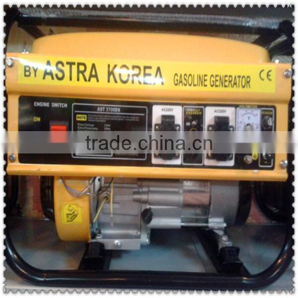 high quality portable 2.0kw gasoline generator set Astra 3700