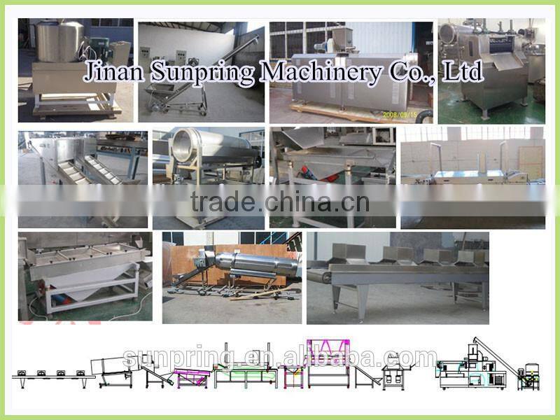 Automatic Fried Wheat Bugle Snacks Production Line