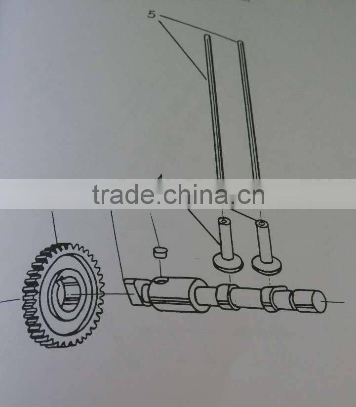 YT agricultural machinery ZS1110 camshaft for tractors, diesel engine spare parts