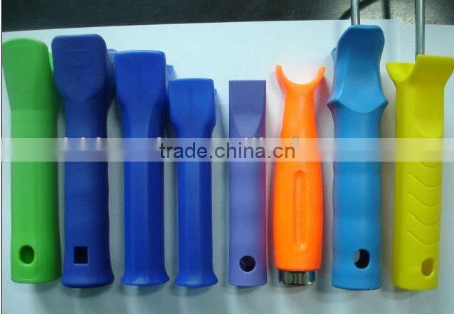 Colourful paint roller brush handle
