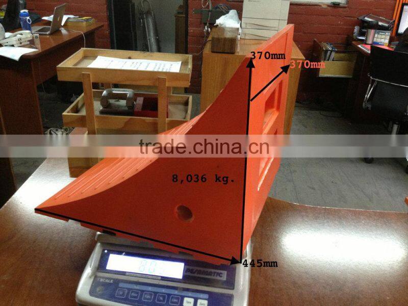 GT-10U mining truck Polyurethane wheel chock