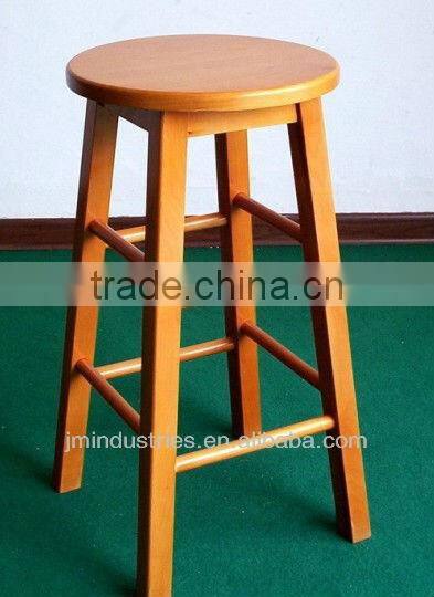 High Quality KD Wood Bar Stool&High Chair with Soft Cushion