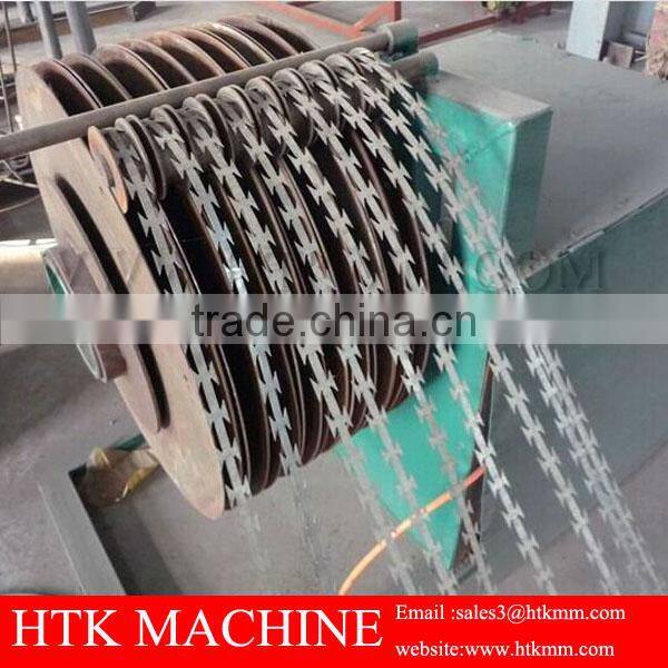 High Speed razor wire making machine / razor barbed wire machine / concertina razor wire machine