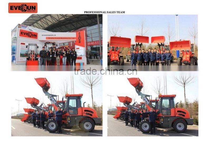 Everun 2017 new design 3.5ton mini wheel loader for sale