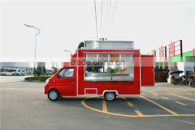 Newest truck Dongfeng mobile food truck for sale