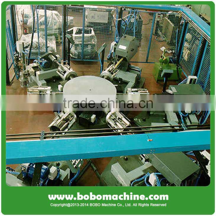 Multi-head automatic rotary table cookware polisher machine