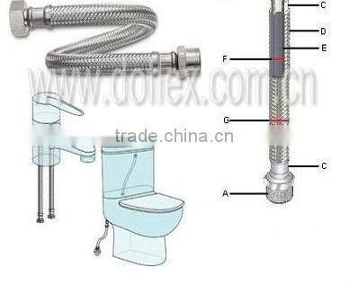 304# Stainless Steel Knitted Hose EPDM Model DK030 Plumbing Hose/ACS certificate approved 10cm~200cm