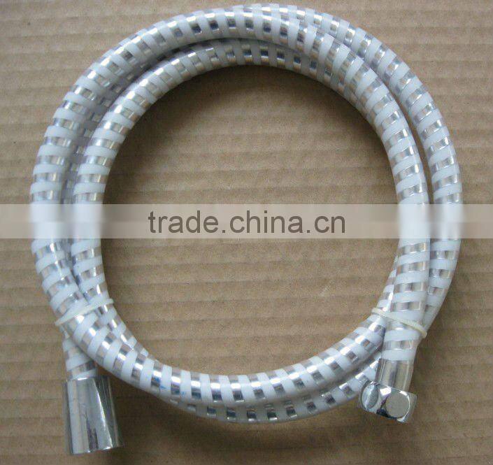 White pvc plastic flexible DP021 shower hose/ACS certifictate