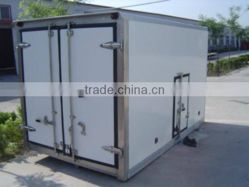 frozen food fish vegetables truck body plastic cargo containers