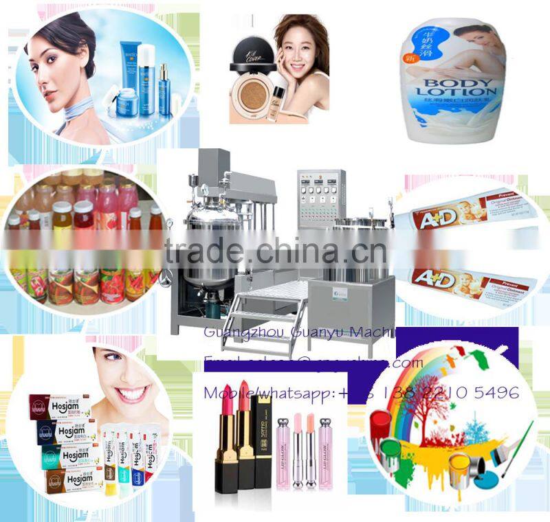 best price vacuum stainless steel electric heating emulsifying mixer for mixing and homogenizing