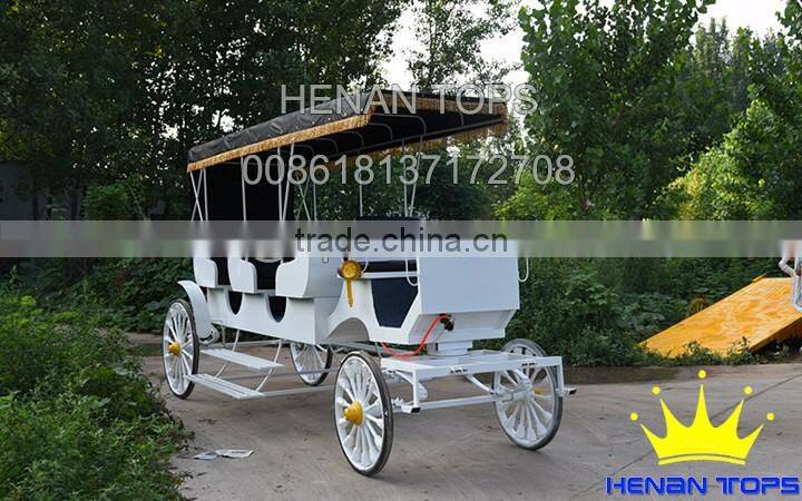 HENAN TOPS park horse carriage MC-12 for sale Tourist car