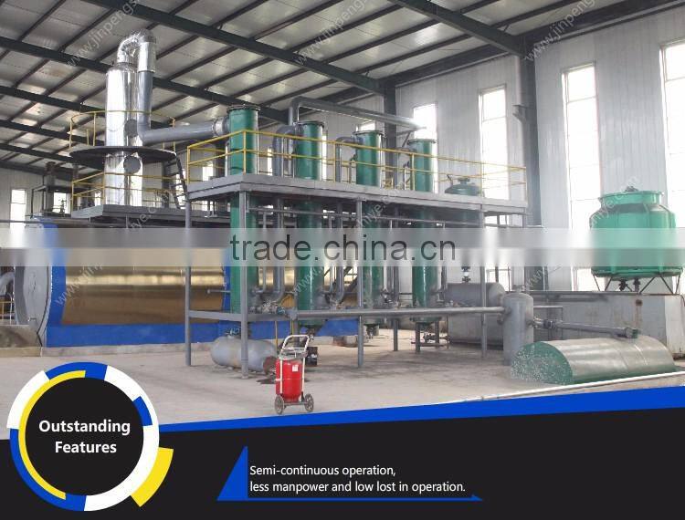 Jinpeng Brand Large Capacity Waste Oil Recycling Machinery