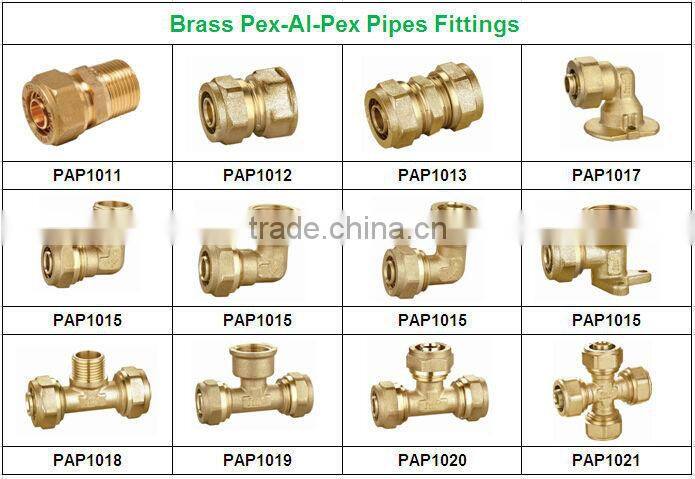Butterfly Handle Mini Brass Ball Valve for PEX-AL-PEX Pipe