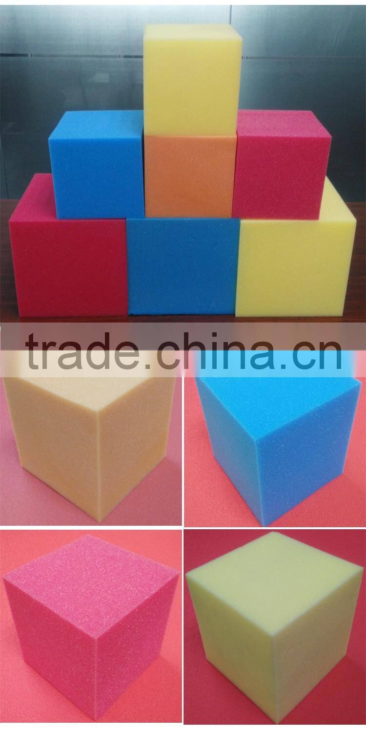High quality large size indoor trampline park colorful foam cube, foam pit
