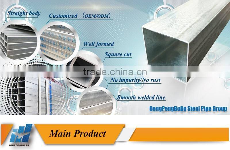 40*40*1.3 wholesale steel gi rectangular galvanized square steel pipe