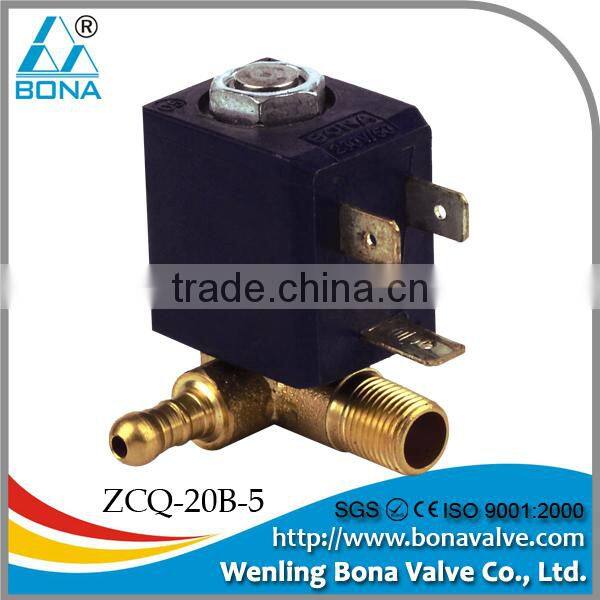 Brass Valve ZCQ-20B-5 AC220V 1/8" 6.5mm Steam Iron Solenoid Valve