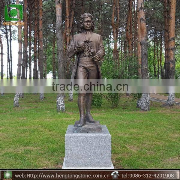 Outdoor Life Size Bronze Newton Sculpture