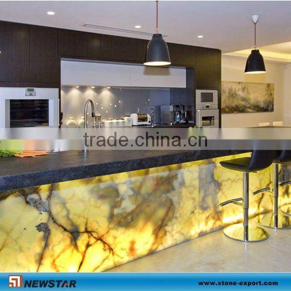 Newstar transparent backlit onyx glass