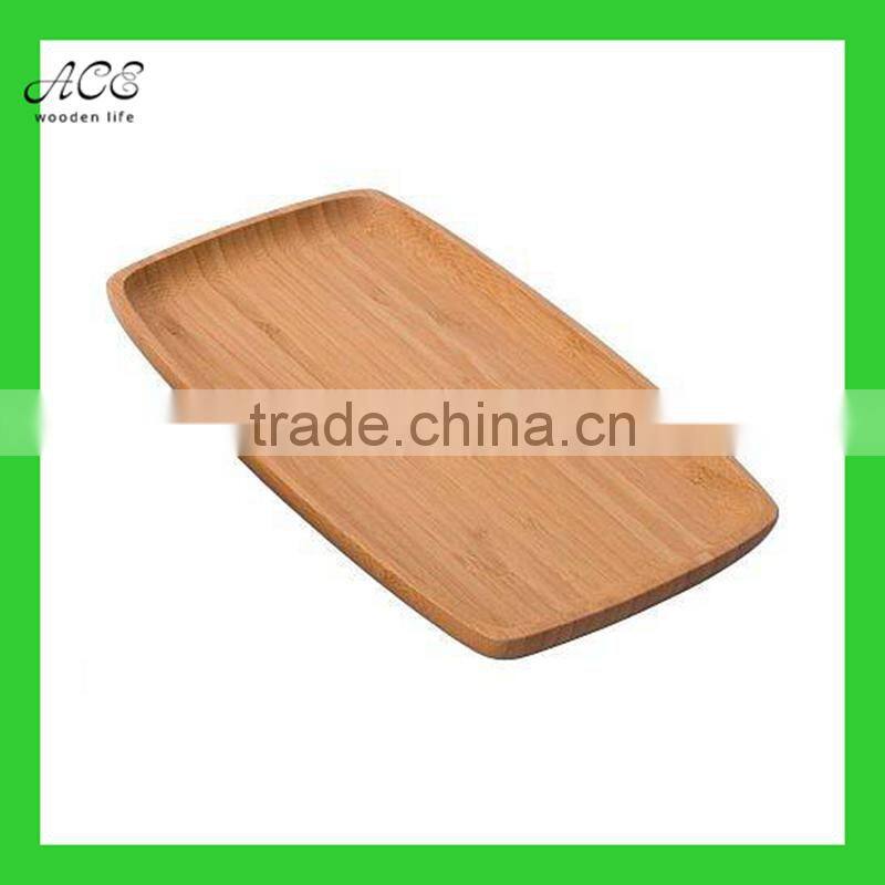 Small wooden food tray