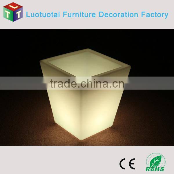 Wholesale cheap led flower pot lighting illuminated led planter pots